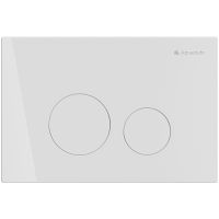 Клавиша смыва Aqueduto Circulo CIR0110 Белая глянцевая — фото 1, Кнопки смыва