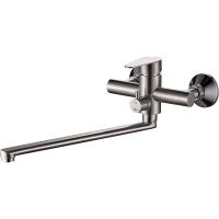 Смеситель для ванны Haiba HB22802 универсальный Нержавеющая сталь — фото 1, Смеситель для ванны