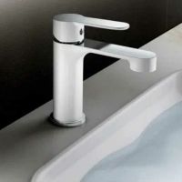 Смеситель для раковины Haiba Белый Хром арт-HB10557-8 — фото 3, Смесители для раковины