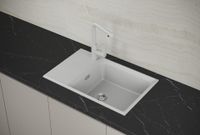 Товар: Мойка кухонная Point Этна 78 белый - фото 5 Мойка кухонная Point Этна 78 белый — фото 5, Кухонные мойки