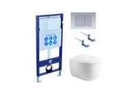 Комплект AQUATEK АЛЬТАИР (рама AQUATEK Standard INS-0000012 с звукоиз.прокладкой+крепеж KKI-0000002+ — фото 1, Комплекты унитаз + инсталляция