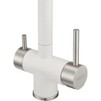 Смеситель для кухни Milacio Ultra MCU.554.WH Белый матовый — фото 5, Смесители для кухни