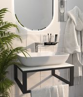 Товар: Столешница под раковину 1MarKa Loft 60 Ц0000008734 Светло-серый МА01 Nat - фото 3 Столешница под раковину 1MarKa Loft 60 Ц0000008734 Светло-серый МА01 Nat — фото 3, Столешницы под раковину