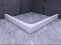 Душевой поддон акриловый Aquatek DPA-0000005 90*90*15 см, квадрат с ножками и с фронтальным экраном, — фото 8, Акриловые душевые поддоны