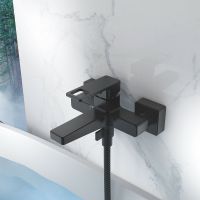 Смеситель для ванны Haiba Черный матовый арт-HB60615-7 — фото 3, Смеситель для ванны