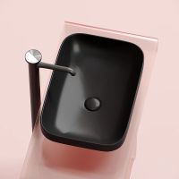 Раковина-чаша Ceramicanova Element 50 CN6055MB Черная матовая — фото 7, Раковины накладные