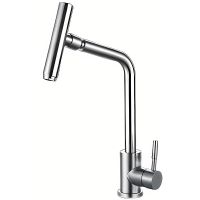 Смеситель для кухни Haiba HB73304-1 Нержавеющая сталь — фото 1, Смесители для кухни