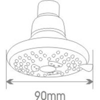 Товар: Верхний душ Melodia della vita Standard Middle 20497/ MKP20497 Хром - фото 4 Верхний душ Melodia della vita Standard Middle 20497/ MKP20497 Хром — фото 4, Верхние души