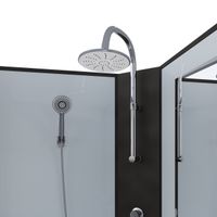 Товар: Душевая кабина Niagara Classic NG-6709-14BKT (100х100х210)высокий поддон(45см),черный,стекло прозрач - фото 4 Душевая кабина Niagara Classic NG-6709-14BKT (100х100х210)высокий поддон(45см),черный,стекло прозрач — фото 4, Душевые кабины