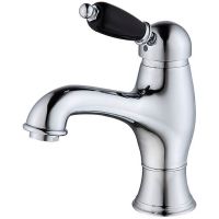 Смеситель для раковины Caprigo Adria-Uno Black Edition 02B-520-crm Хром — фото 1, Смесители для раковины