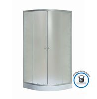 Душевой уголок Niagara Eco NG-003-14 (80х80х195) низкий поддон(13см),стекло матовое,2 места — фото 1, Душевые уголки