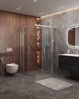 Товар: Душевой уголок CEZARES MOLVENO-AH-22-110/100-C-Cr-IV - фото 2 Душевой уголок CEZARES MOLVENO-AH-22-110/100-C-Cr-IV — фото 2, Прямоугольные душевые уголки