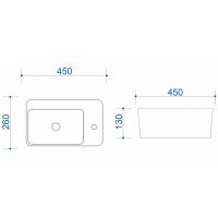 Товар: Раковина Maretti Aria 45 R AR13PD30-844 Белая - фото 5 Раковина Maretti Aria 45 R AR13PD30-844 Белая — фото 5, Мини-раковины