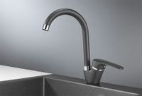 Granula-1024, ГРАФИТ (ЧЁРНО-СЕРЫЙ), СМЕСИТЕЛЬ КУХОННЫЙ — фото 1, Смесители для кухни