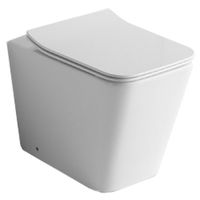 Унитаз CeramaLux NS 3170 приставной с сиденьем Микролифт — фото 1, Приставные унитазы