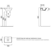 Товар: Раковина GSI Norm 35 8650111 Белая - фото 3 Раковина GSI Norm 35 8650111 Белая — фото 3, Раковины