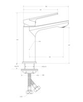 Смеситель для раковины без донного клапана CEZARES арт-COMFORT-LS-01-W0 — фото 5, Смесители для раковины