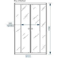 Товар: Душевой уголок Melodia della vita Round 90х90 MCNRD9090MWt профиль Белый стекло матовое - фото 2 Душевой уголок Melodia della vita Round 90х90 MCNRD9090MWt профиль Белый стекло матовое — фото 2, Душевые уголки четверть круга