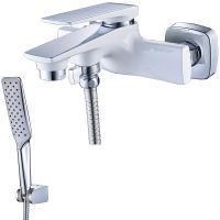 Товар: Смеситель для ванны Lemark Allegro LM5914CW Хром Белый - фото 1 Смеситель для ванны Lemark Allegro LM5914CW Хром Белый — фото 1, Смеситель для ванны