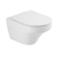 Унитаз подвесной безободковый CEZARES DUET CZR-2462-TH-TOR/CZR-2316-SC — фото 1, Подвесные унитазы