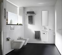 Комплект унитаза с инсталляцией Roca The Gap 893104100 с сиденьем Микролифт и клавишей смыва Хром — фото 8, Комплекты унитаз + инсталляция