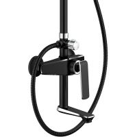 Товар: Душевая система Haiba HB24548-7 Черный Хром - фото 4 Душевая система Haiba HB24548-7 Черный Хром — фото 4, Душевые системы