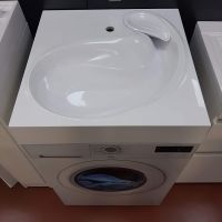 Раковина Maretti Alessia 60 AS13SM73-844 на стиральную машину Белая — фото 2, Раковины на стиральную машину