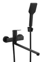 Смеситель для ванны ESKO Singapore Black SB 31 универсальный Черный матовый — фото 2, Смеситель для ванны