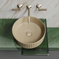 Раковина-чаша Ceramicanova Element 36 CN6057MC Капучино матовая — фото 9, Раковины накладные