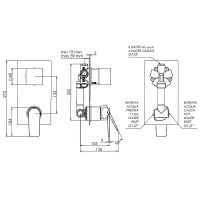 Смеситель для душа Remer Dream Хром арт-D94 — фото 2, Смеситель для душа