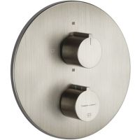 Смеситель для душа Gessi Emporio Via tortona 38777#149 с термостатом Никель брашированный — фото 1, Смеситель для душа