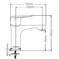 Смеситель "Colombo" д/рак, арт. , ESKO арт-COL 26 — фото 2, Смесители для раковины