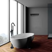 Смеситель для ванны Boch Mann Sella B BM9635 Черный матовый — фото 3, Смесители напольные