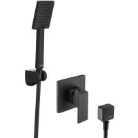 Смеситель для душа Swedbe Platta 5551B Черный матовый — фото 1, Смеситель для душа