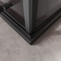 Товар: Душевой уголок Cezares LINER-A-1-90-C-NERO-R - фото 4 Душевой уголок Cezares LINER-A-1-90-C-NERO-R — фото 4, Душевые уголки