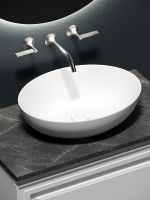 Товар: Столешница для ванной комнаты SANCOS 800х460 , арт. TT80A1 - фото 6 Столешница для ванной комнаты SANCOS 800х460 , арт. TT80A1 — фото 6, Столешницы под раковину