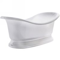 Ванна из искусственного камня Astra Form Мальборо 190х86 01010031 без гидромассажа — фото 1, Ванны из искусственного камня