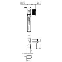 Комплект унитаза с инсталляцией Azario Nova AZ-8010-1000+AZ-8200-0011+AZ-2216 SP с сиденьем Микролиф — фото 7, Комплекты унитаз + инсталляция