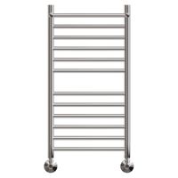 Водяной полотенцесушитель Point Аврора Премиум PN10148SP П11 400x800 с полкой Хром — фото 2, Водяные полотенцесушители