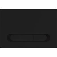 Клавиша смыва KK POL M09 350/PPC/076-00-00 Черная матовая — фото 1, Кнопки смыва