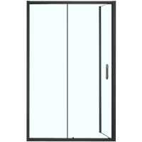 Душевой уголок Azario Milton 120х80 AZ-ND1131-L 1200 BLACK профиль Черный стекло прозрачное — фото 1, Душевые уголки