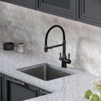 Смеситель для кухни Sancos Garda SC4009MB Черный матовый — фото 7, Смесители для кухни