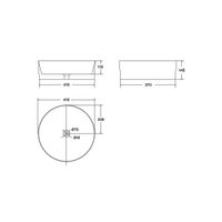 Товар: Умывальник накладной, круглый, чёрный/хром, Point Феникс 41, PN43151BC - фото 2 Умывальник накладной, круглый, чёрный/хром, Point Феникс 41, PN43151BC — фото 2, Мини-раковины