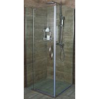 Душевой уголок Alex Baitler 100x100 AB214-100 профиль Хром стекло прозрачное — фото 7, Квадратные душевые уголки