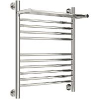 Водяной полотенцесушитель Сунержа Богема+ 600х500 00-0223-6050 с полкой Хром — фото 10, Водяные полотенцесушители