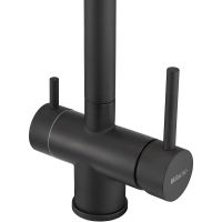 Смеситель для кухни Milacio Ultra MCU.554.TB / Total Black / нержавеющая сталь / однорычажный / матовый / с возможностью подключения фильтра. — фото 6, Смесители для кухни
