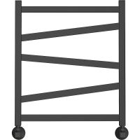 Водяной полотенцесушитель Point Феникс PN15156B П5 500x600 Черный — фото 1, Водяные полотенцесушители