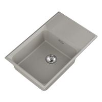 Мойка кухонная Point Этна 78 серый — фото 3, Кухонные мойки