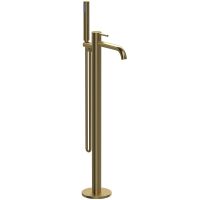 Смеситель для ванны Raiber Graceful RPG-010 Золото матовое — фото 1, Смесители напольные