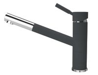 Florentina Смеситель ФИТА  FL, цвет Черный  (FITA FL, Black) — фото 1, Смесители для кухни